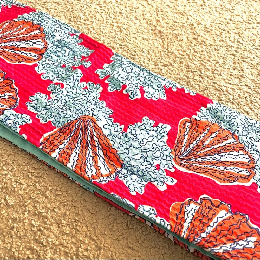 NWT Bows and flows shells coral infinity scarf